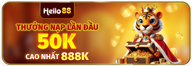 thưởng nạp lần đầu 50k cao nhất 888k