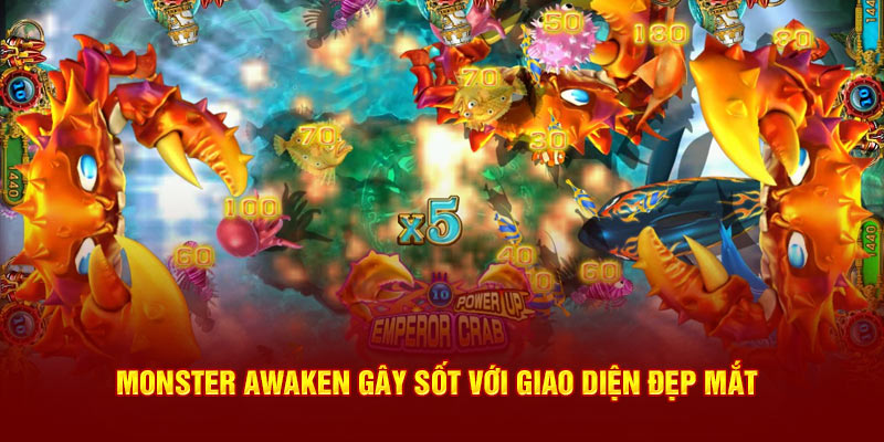 Monster Awaken gây sốt với giao diện đẹp mắt 